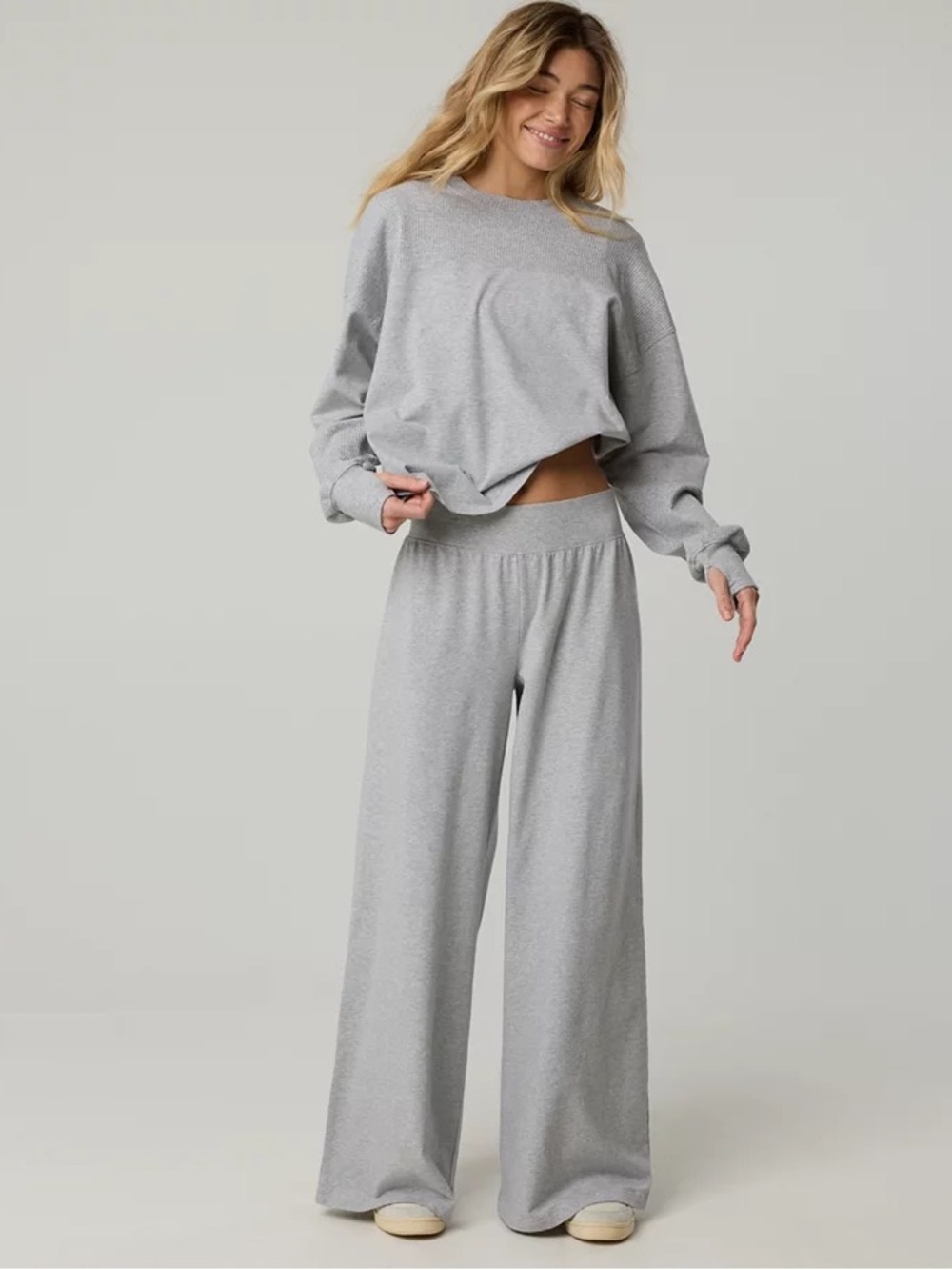 OFFLINE By Aerie OG Cotton Super Wide Leg Pant